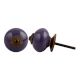 Purple Round Antique Fitting Ceramic Knob
